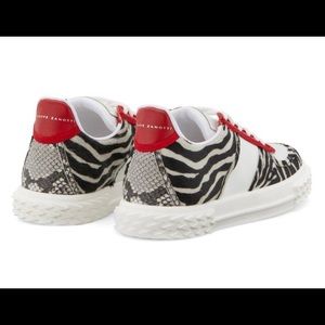 Giuseppe Zanotti Mixed Media Leather & Calf Hair Sneakers $795 Sz (43)10